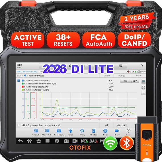 OTOFIX D1 Lite 2026 Bidirectional Scanner, 2-Year Free Update, 38+ Services
