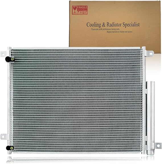AC Condenser for 2016-2021 Honda Civic DX LX EX Sport Coupe Sedan 2.0L L4, AC Condenser Replace for Honda Civic 2016 2017 2018 2019 2020 2021, OEM 730007