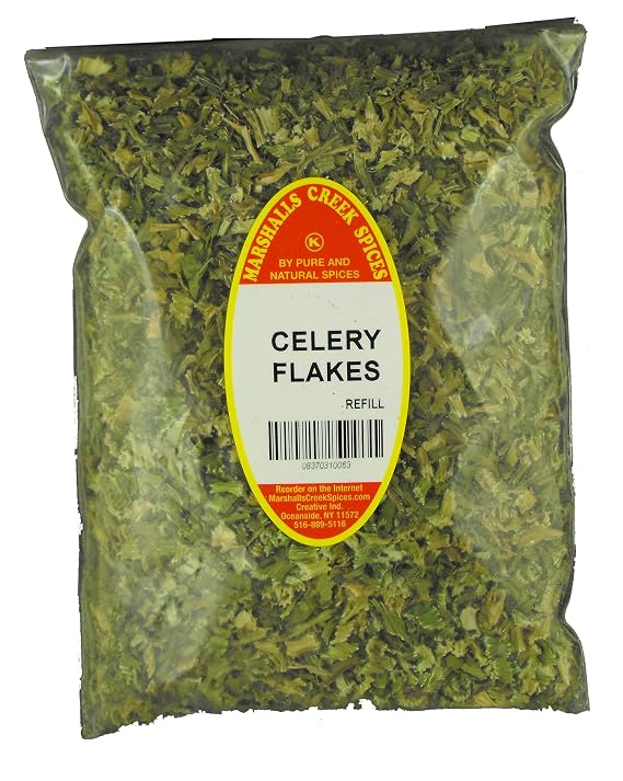 Marshalls Creek Kosher Spices (st11) CELERY FLAKES REFILL 2 OZ.