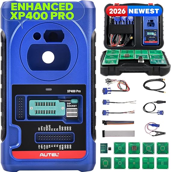 Autel XP400 PRO Bi-Directional Programmer, IM.MO Tools, All-in-One Chip Programmer, 3000+ Chip Type, Read, Write, Edit, EEPROM-Data Auto Scanner, IM508S, IM508, IM608, Pro 2, IM608S II | Compatible with 3000+ Chip Re-d/Wr-te/Learn/F-OB, EEPROM-Data, Auto Scanner IM508 IM608 IM508S IM608 Pro 2 IM608S II