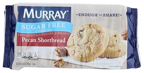 Murray Cookies, Sugar Free, Pecan Shortbread