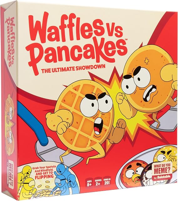What DO You Meme? Waffles vs Pancakes - Games for Family Game Night, Kids Games for Ages 8+