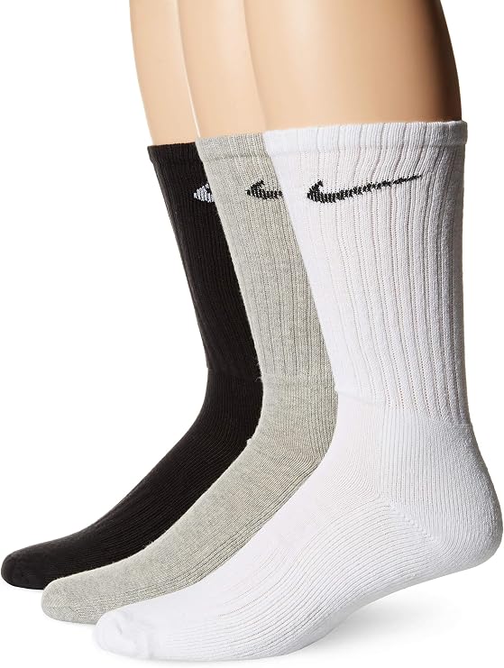 NIKE Unisex U Nk Everyday Csh Crw 3pr 132 Socks