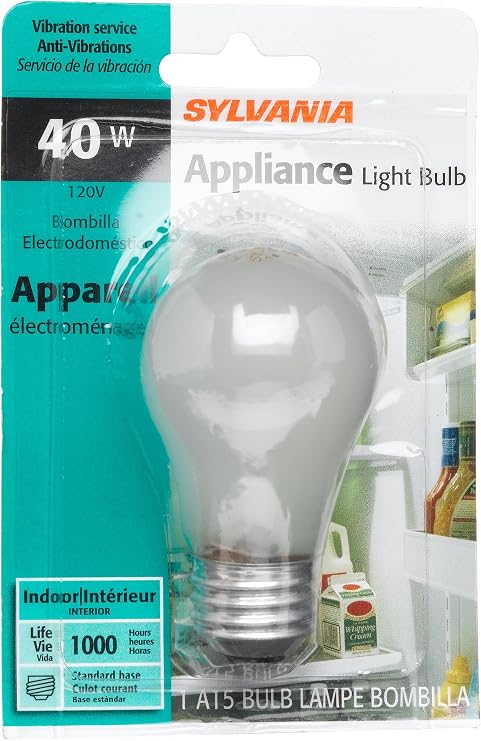 Sylvania 40 Watt Frosted Appliance, 1 ct