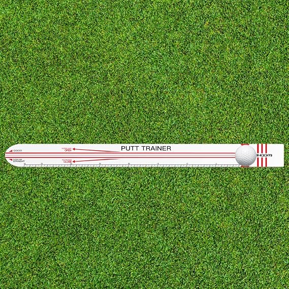 XINGGM Golf Putting Alignment Training Aid for Putting Green | Indoor & Outdoor Golf Putting Trainer,Come with Golf Ball & Putting Ring
