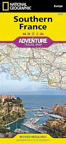 Southern France Map (National Geographic Adventure Map, 3314)