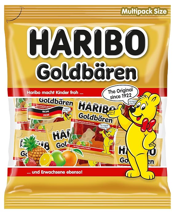 Haribo Mini Gold Bears 250grams, 18 Pc