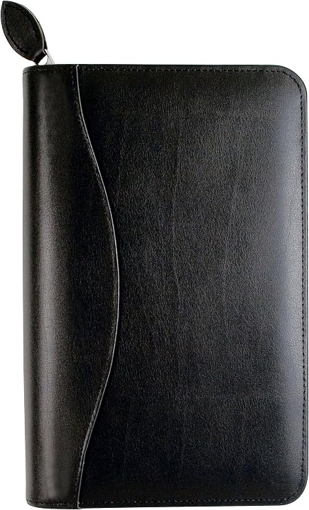 Day-Timer Starter Set Organizer, Bonded Leather, Potable Size, Black (D41746)