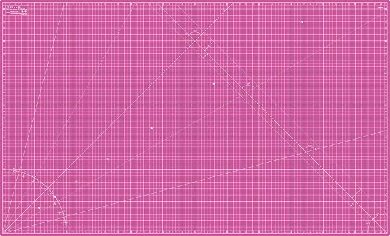 Elan Cutting Mat 36x60 Pink & Purple, Extra Large Self Healing Cutting Mat 36 x 60 Inch, 5-Ply Craft Board Pink, Hobby Board for Sewing and Quilting