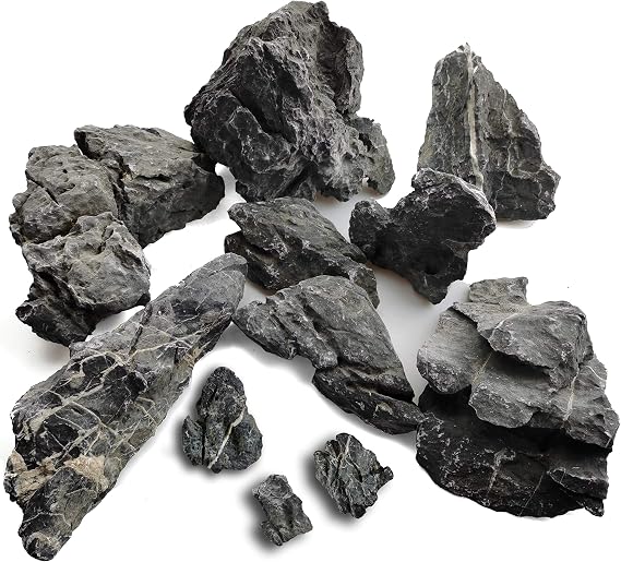 Voulosimi 18 lb Seiryu Rock Stone for Aquariums, Landscaping Model,Tank Decoration