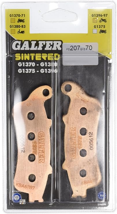 Galfer FD207G1370 HH Sintered Advanced Ceramic Brake Pad