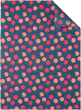 Ecologie Reusable Beeswax Food Storage Citrus Print Extra Large Wrap, 17 x 22.75 inches