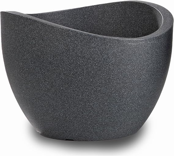 Scheurich 53380 0 250/40 Granite Planter - Black