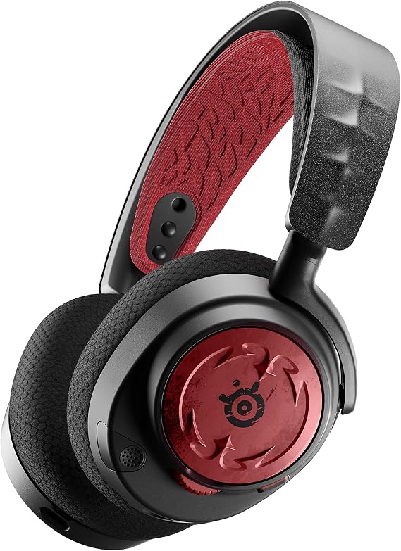 SteelSeries Arctis Nova 7 Wireless Multi-Platform Gaming Headset Diablo IV Edition Dual 2.4 GHz & Bluetooth 38 HR Fast Charge Battery Free In-Game Item - PC, PS, Mac, Mobile, Switch