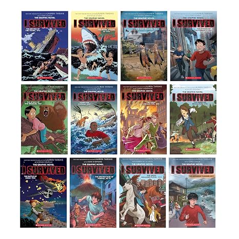 I Survived Series Graphic Novels 12 Books Collection Set