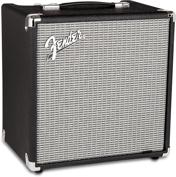 Fender Rumble 25 V3 Bass Guitar Amplifier Combo, 25 Watt with 8" Speaker,