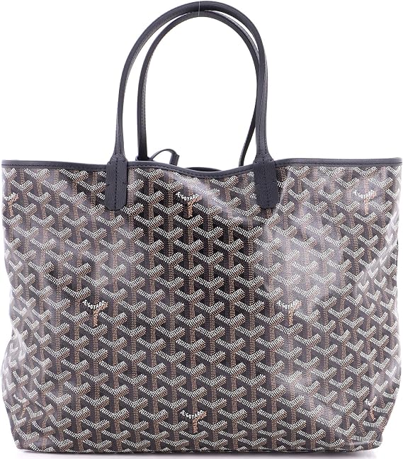 Pre-Loved Saint Louis Tote Coated Canvas PM, Black