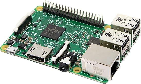 Raspberry Pi 3 Model B Quad Core CPU 1.2 GHz 1 GB RAM Motherboard