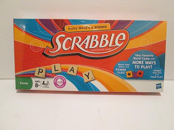 Scrabble Board Game h Power Tiles