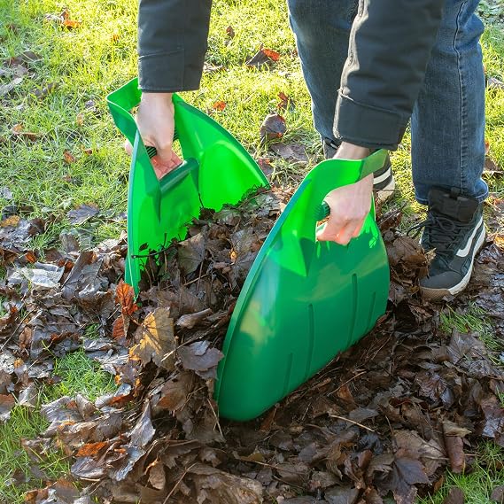 Hardys Leaf Grabbers Set - Heavy-Duty Leaf Collector Grabbers | Lightweight Easy-Use Garden Leaf Collector | Leaf Picker for Grass, Hedge Clippings, Ideal for Autumn/Winter