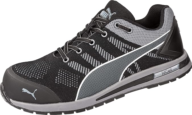PUMA Safety Elevate Knit Low Work Shoe Safety Shoe S1P ESD HRO SRC fibreglass Cap Anti-Puncture Slip Resistant Heat Resistant Metal Free Men
