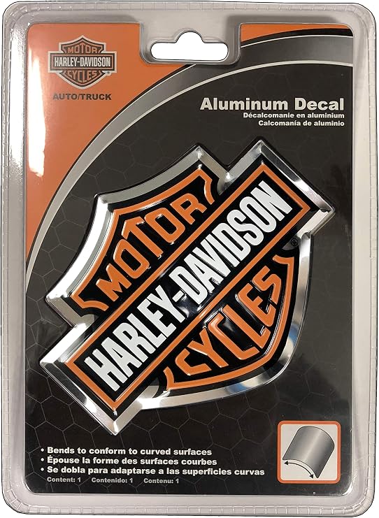 Chroma 041700 Harley Aluminum Decal, 1 Pack