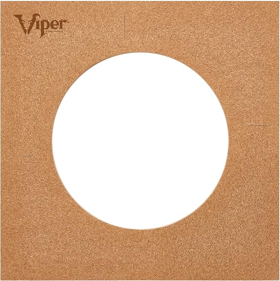 Viper Wall Defender II Dartboard Surround, Cork Lined Dart Board Wall Protector, Reversible EVA Foam Dartboard Backboard, Fits 17.75 and 18 Inch Boards