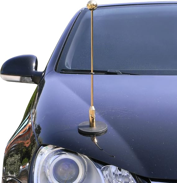 Magnetic Automotive Flag Pole Diplomat-1-Gold
