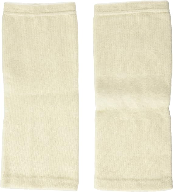 CzSalus Knee Warmer in Angora Wool (2 pcs) Ecru Tg. S/M