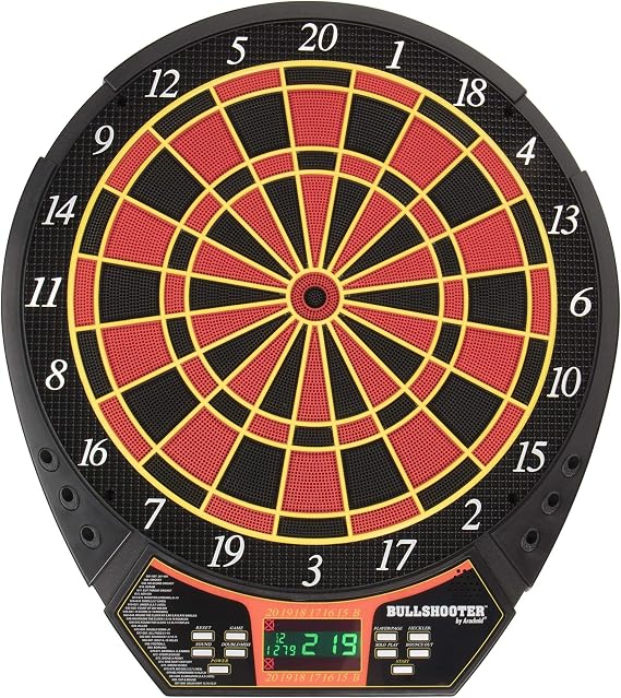 Arachnid Voyager Electronic Dartboard with LCD Display and 29 Games and 90 Variations , Black