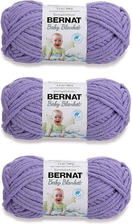Bernat Baby Blanket Yarn (3-Pack) Lilac 161103-3320