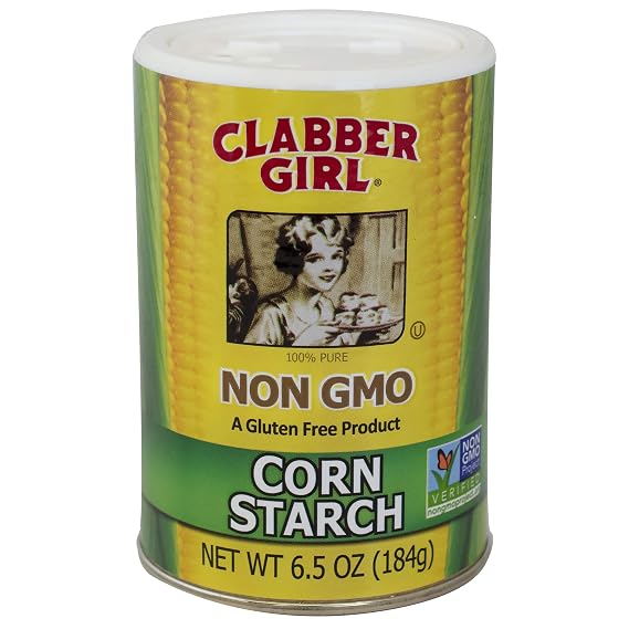Clabber Girl Non-GMO Corn Starch, Gluten Free, 6.5 Ounce