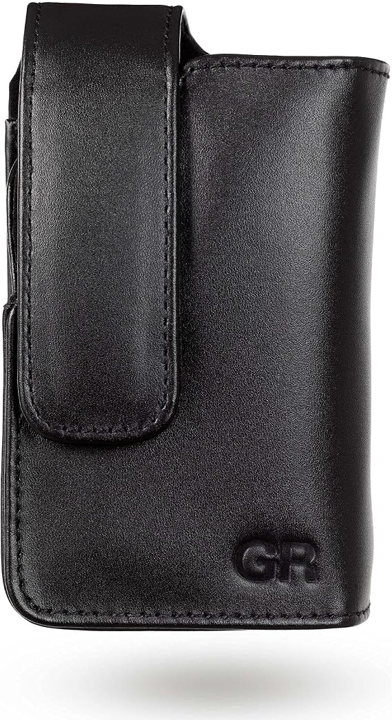Ricoh Genuine leather soft case GC-11 [Compatible with GR III, GR IIIx] [High-grade leather] [Belt loop] [Magnetic lock - quick removal of the camera in snapshot mode] [GR engraved]