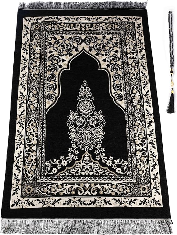 OLEEK Muslim Prayer Rug - Islamic Prayer mat - Prayer matt Islam - eid Gifts - eid Decorations for Home 2026 - Praying mat - Muslim Gifts - Islam Men - Islamic Prayer Rugs -