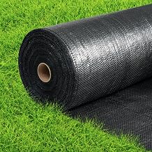 GOTGELIF 4ft x 300ft Weed Barrier Landscape Fabric, Heavy Duty 3.2 OZ Gardening Ground Cover Mat for Landscaping Ground Cover Weed Control Fabric, Black Garden Bed Liner