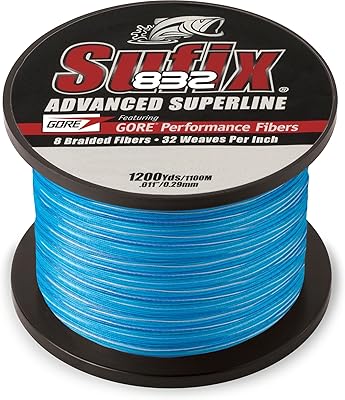 Sufix 832 Braid 10 Lb Coastal 660-310CC: 832 Braid 10 Lb Coastal Camo, One Size