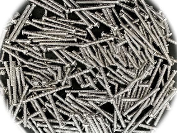 3/8-16 x 5 Stainless Button Head Allen Cap Screws 3/8 x 5 Bolts, 10 Pack | 3/8 x 16 x 5 Alen, Corrosion Resistant Hardware for Garage, Workshop, Construction, Machinery and Industrial Use