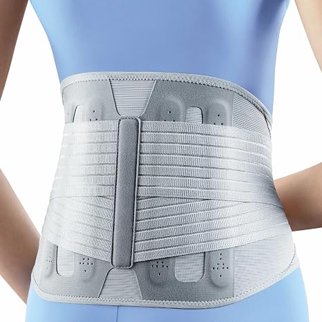 OPPO 2366 High Lumbar Support Back Brace, Gray, Medium, 1-Pack