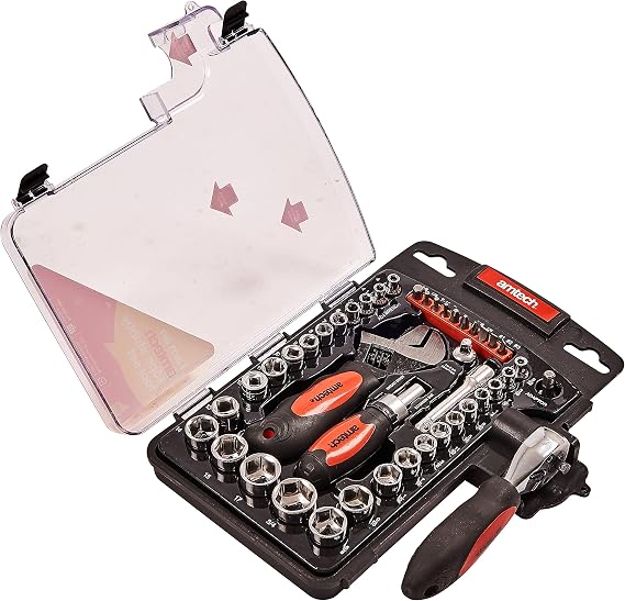 Amtech I1100 45 Piece Stubby Tool Set