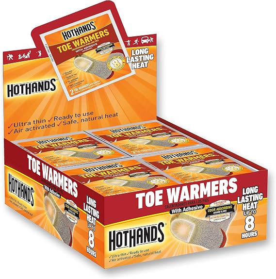 Hothands Adhesive Toe Warmer, 40 Count