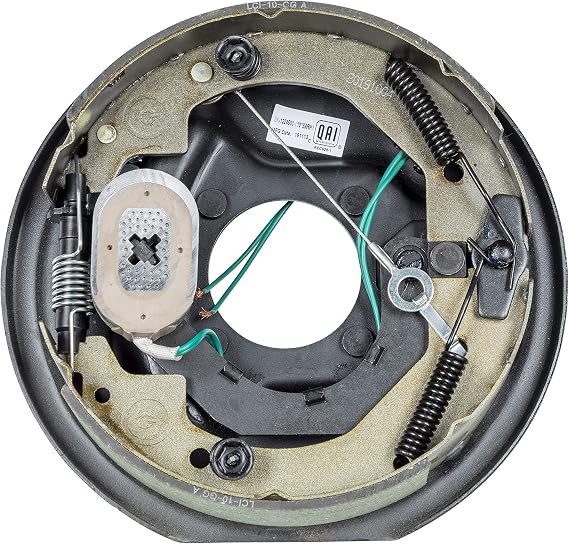 Lippert Forward Self-Adjusting Replacement Brake Assembly for RVs, Right Side, 10" x 2.5", 3,500 lbs. Capacity, for 13", 14", 14.5", 15" Wheels - 296650