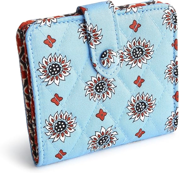 Vera Bradley Women's Premium Cotton Small Tab Wallet