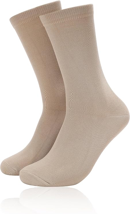 Forony Mens Dress Socks Size 8-13 Anti Odor Combed Cotton Moisture Wicking