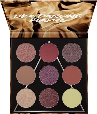 essence | FIRE Eyeshadow Palette | 9 Blendable Warm-toned Shades | Gluten & Paraben Free | Cruelty Free