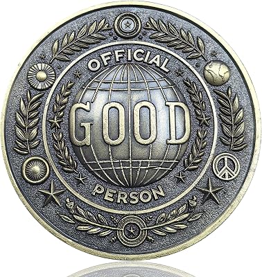 Official Good Person Challenge Coin - Symbol of Integrity and Honor