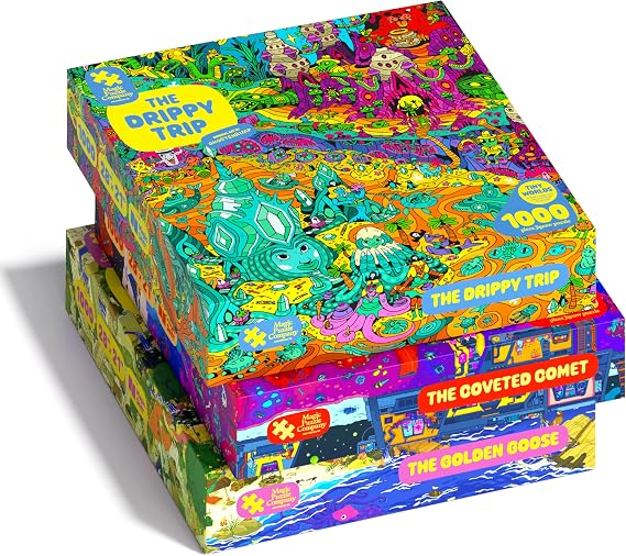Magic Puzzle Company Series 5 Bundle 3-Pack of 1000-Piece Jigsaw Puzzles