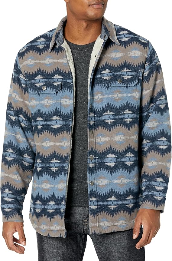 Pendleton mens Sherpa Lined Shirt Jacket