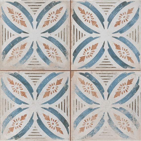 Kings Root Petal Ceramic Floor and Wall Tile Sample