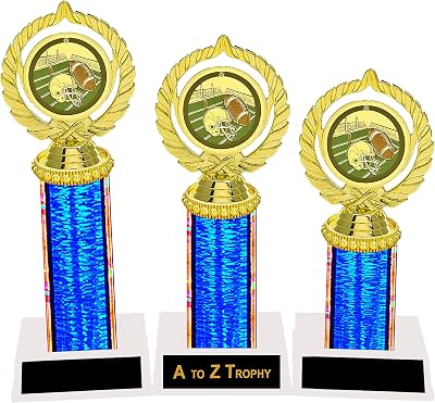 Trophies Fantasy Football Awards 1st 2nd 3rd Place Tournament Sports Trophy Free Engraving Color Choice