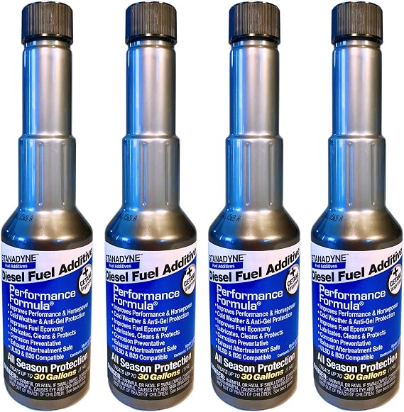 4 Bottles of Stanadyne 38564 Performance Formula 8 oz Diesel Fuel Additive